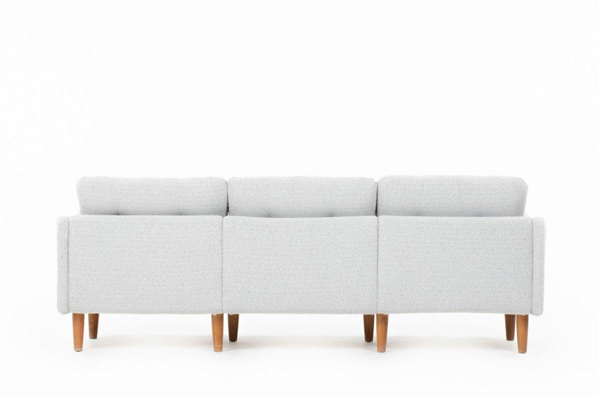 20ième siècle Canapé Teckel de Michel Mortier pour Steiner, 1950