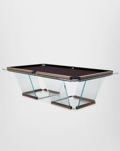 Teckell T1.3 Crystal 8-foot Pool Table in Wood Wood di Marc Sadler