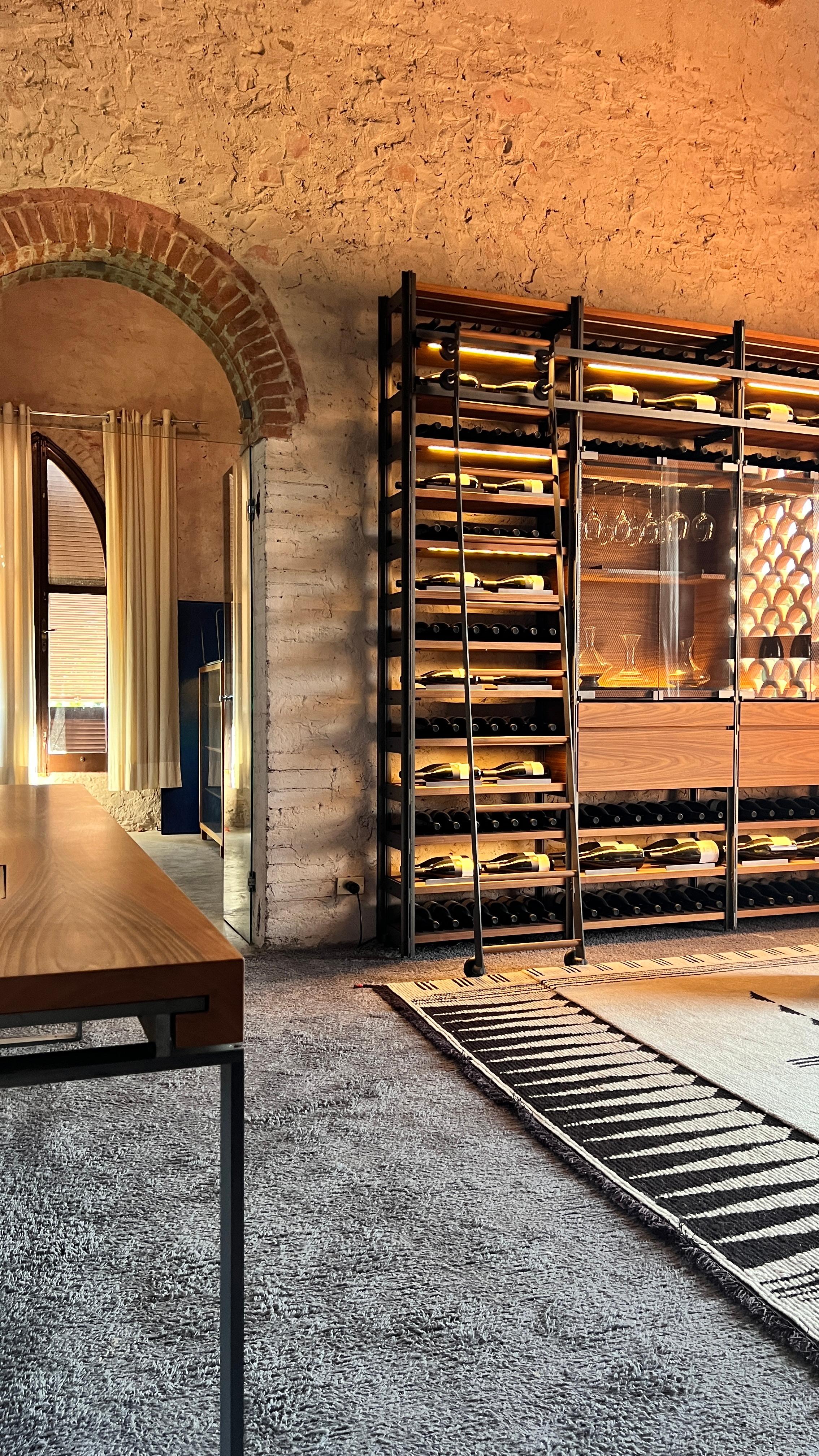 TECNICA WINERY Scaffalatura modulare per vino di Jaume Tresserra per Dessie' in vendita 4