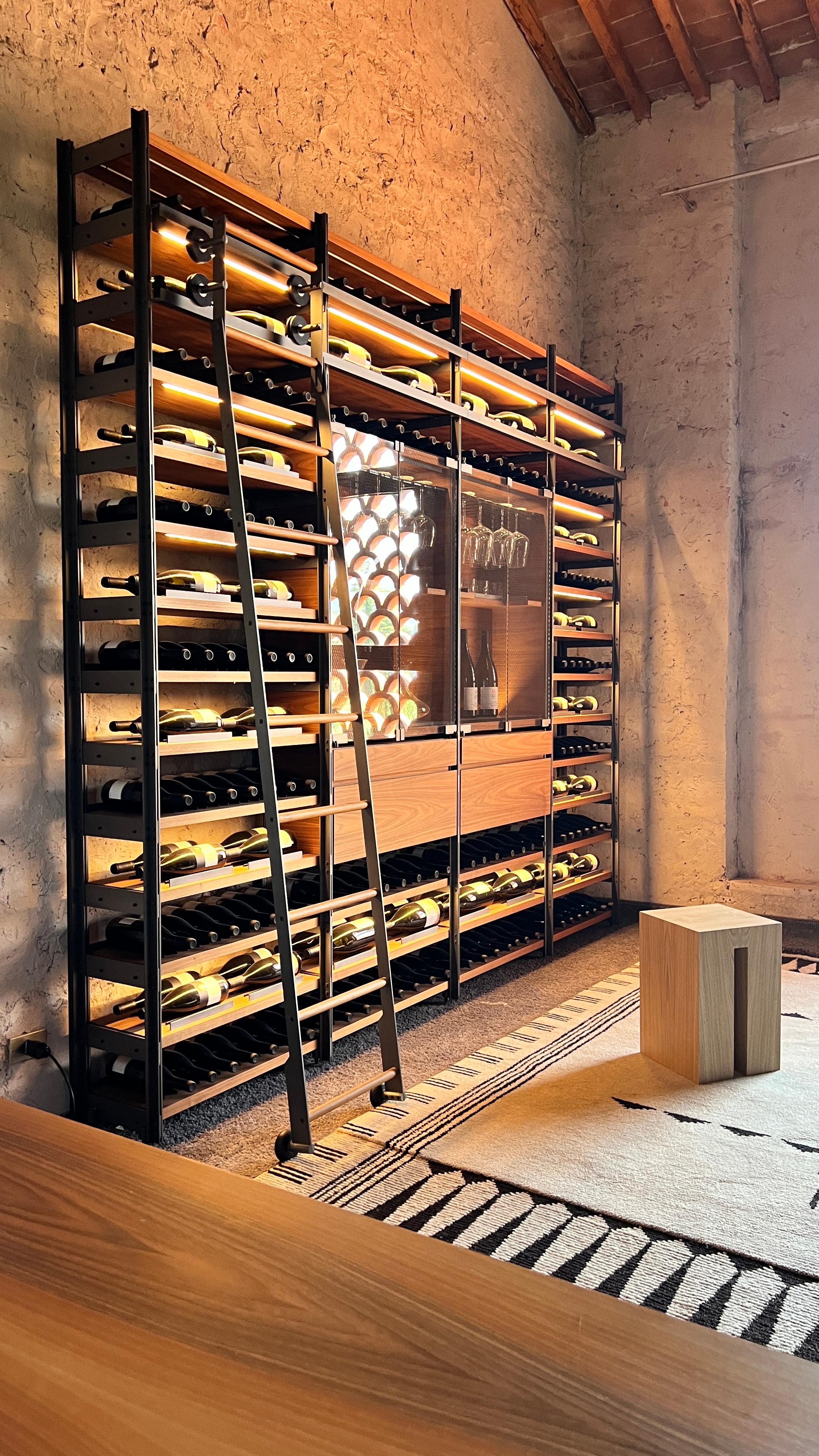 TECNICA WINERY Scaffalatura modulare per vino di Jaume Tresserra per Dessie' in vendita 5
