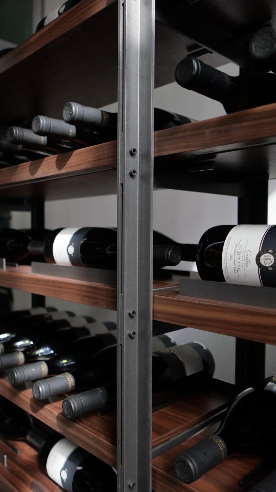European TECNICA WINERY Modular Shelving Wine Storage by Jaume Tresserra for Dessie' For Sale