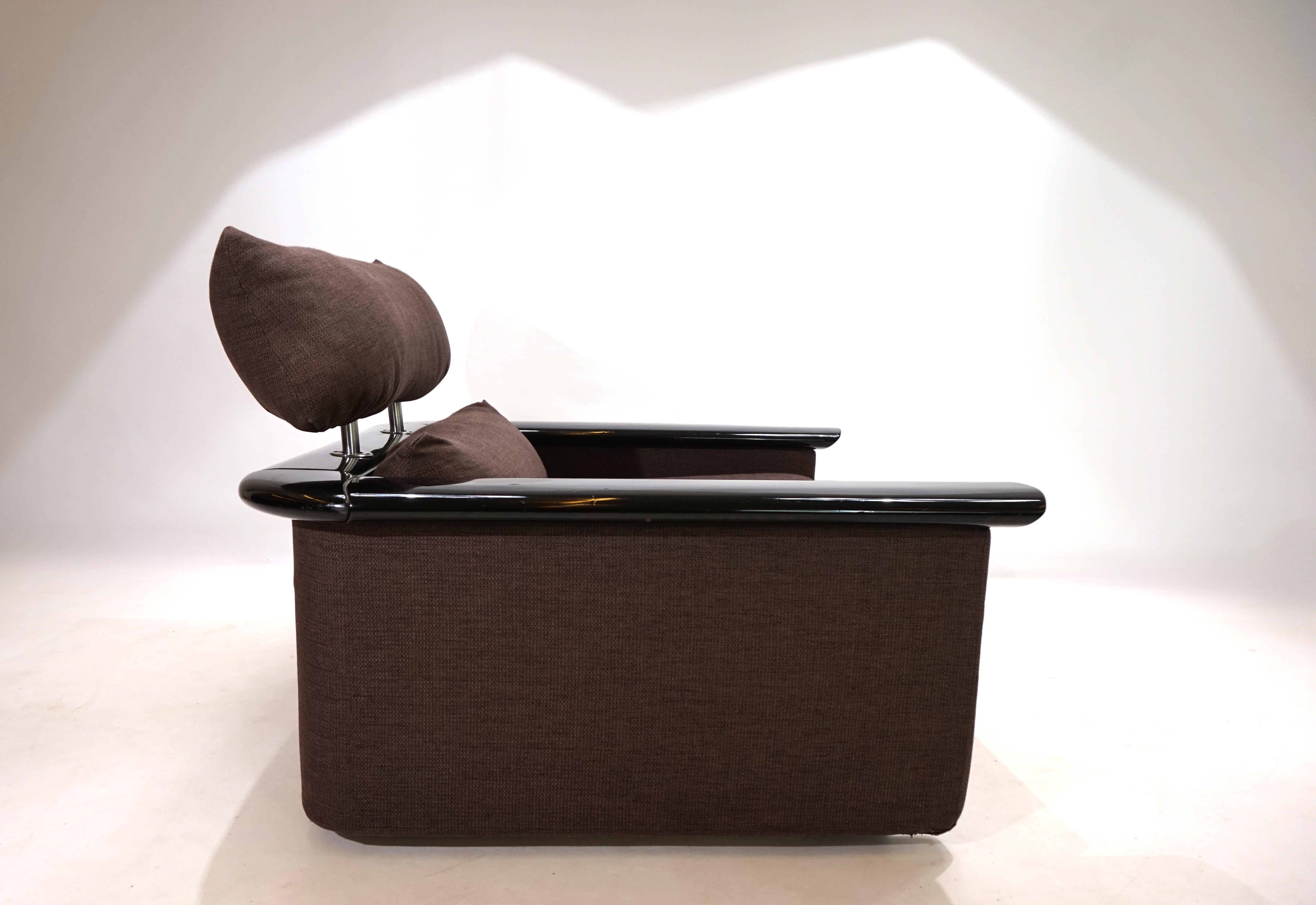 Fauteuil de salon Tecno avec cadre en laque de piano, 1970 en vente 6
