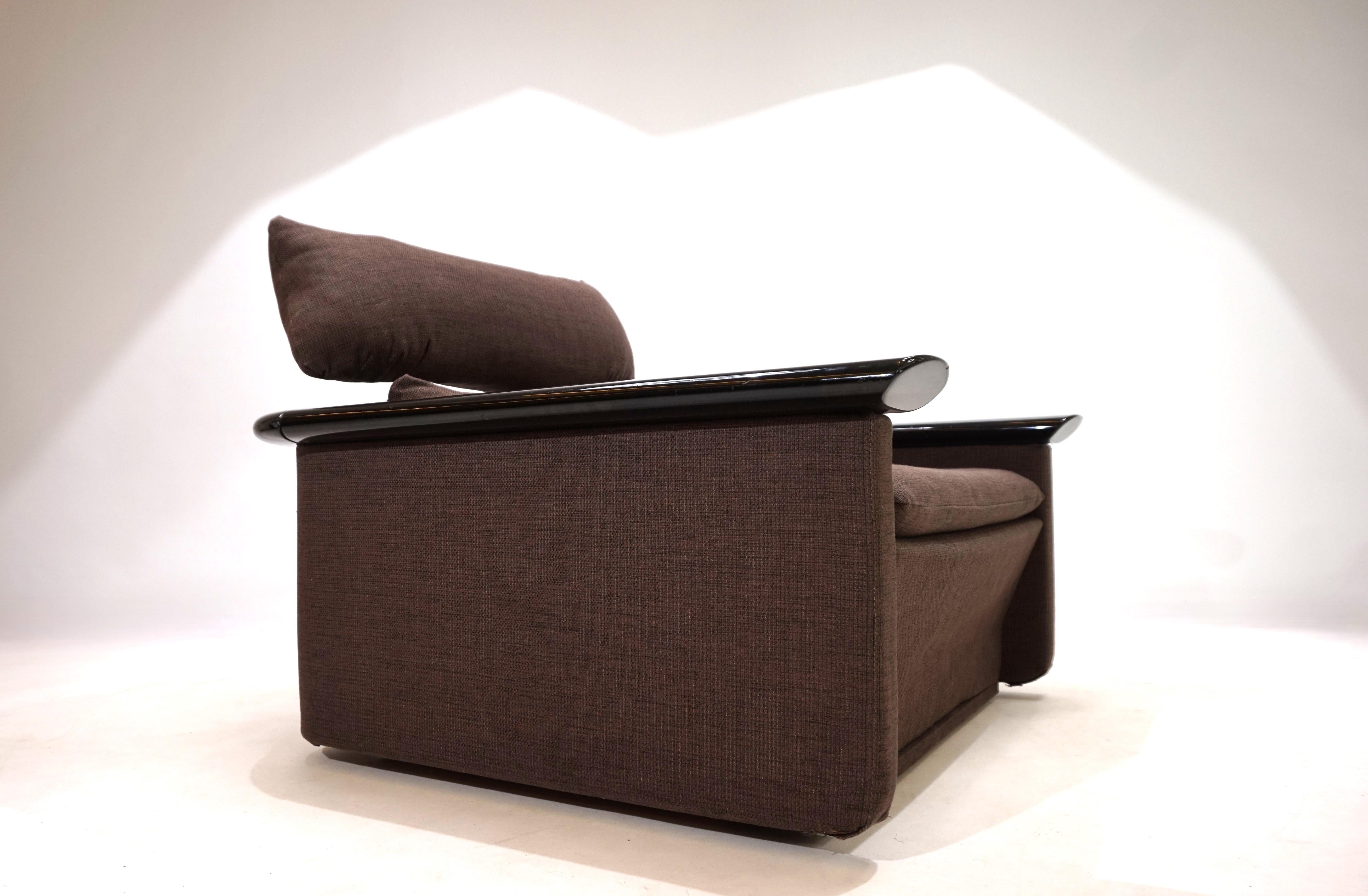 Fauteuil de salon Tecno avec cadre en laque de piano, 1970 en vente 9