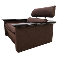 Tecno lounge chair with piano lacquer frame, 1970