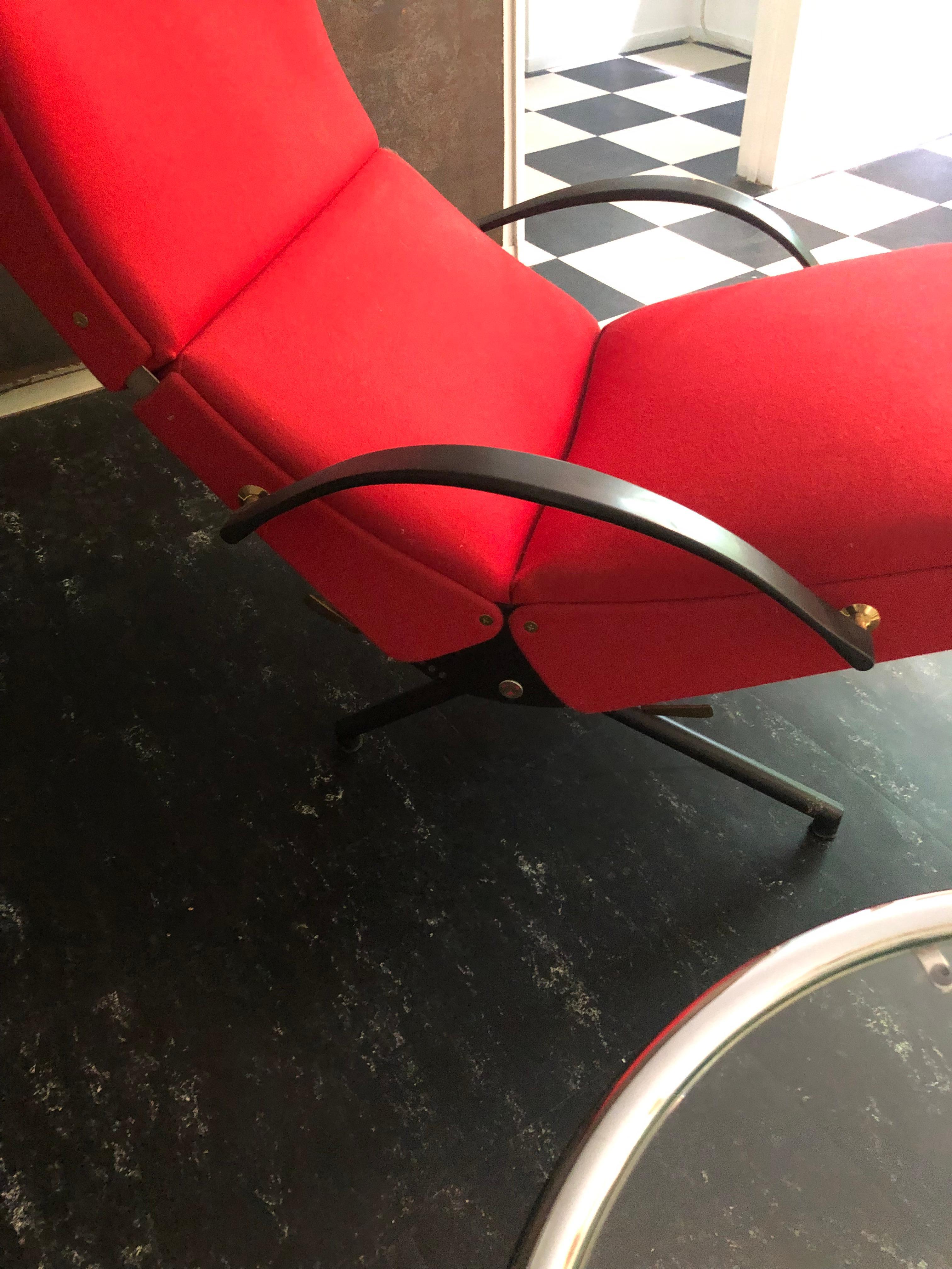Tecno P40 Versatile Multi Position Lounge Chair by Osvaldo Borsani For Sale 3