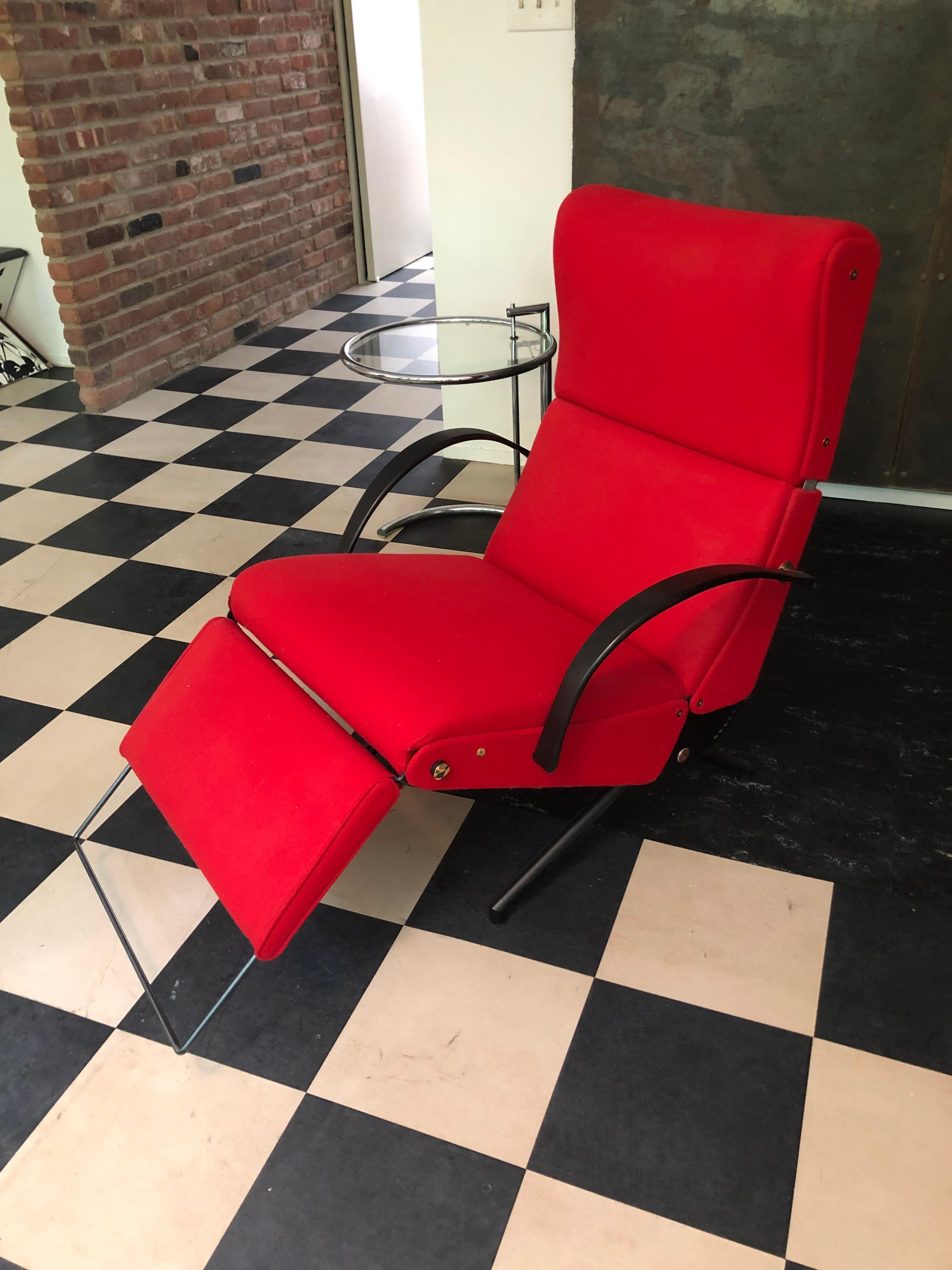 Tecno P40 Versatile Multi Position Lounge Chair by Osvaldo Borsani For Sale 2