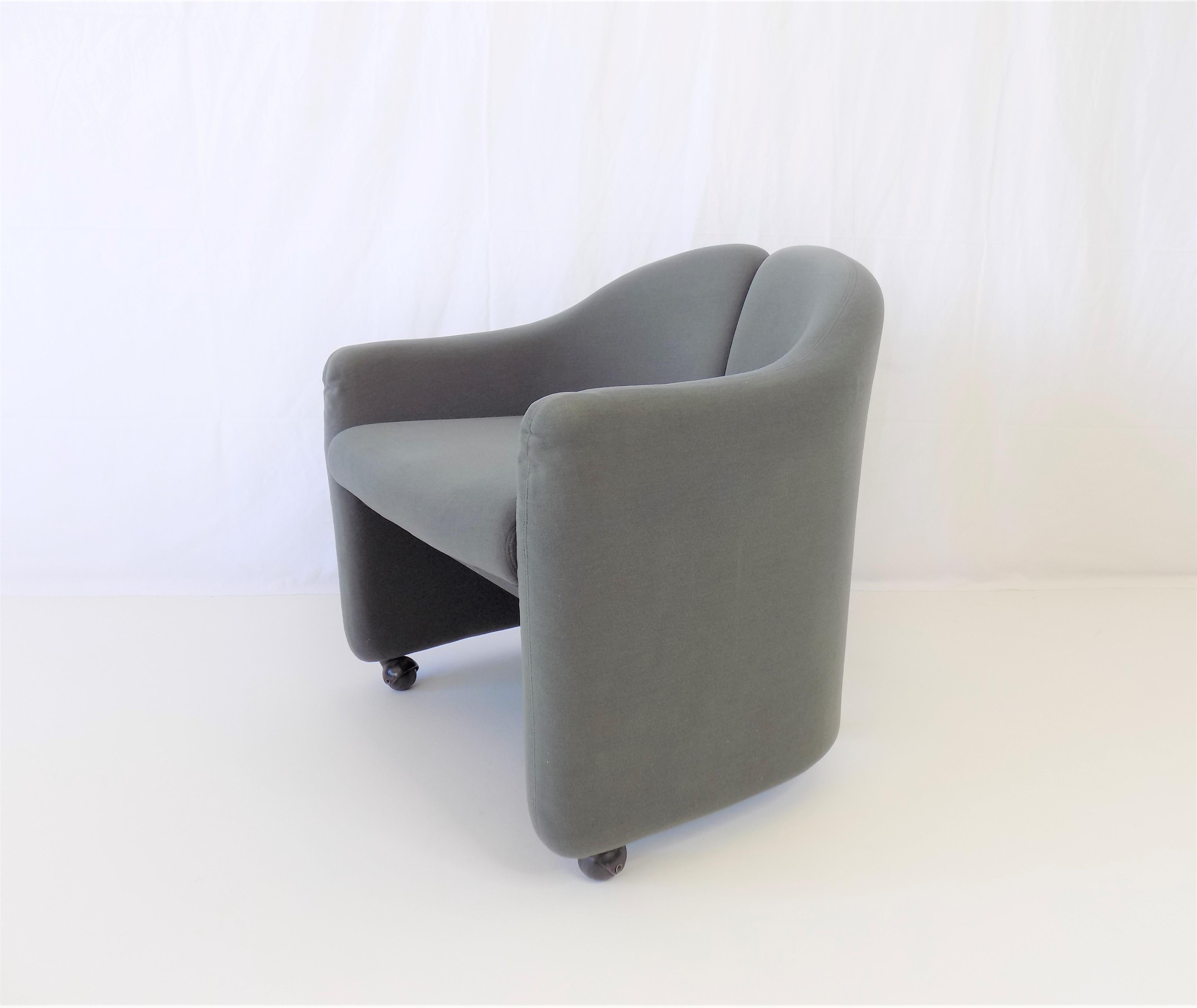 Tecno PS142 Set Of 4 Lounge Chairs By Eugenio Gerli, Italy, 1969 8
