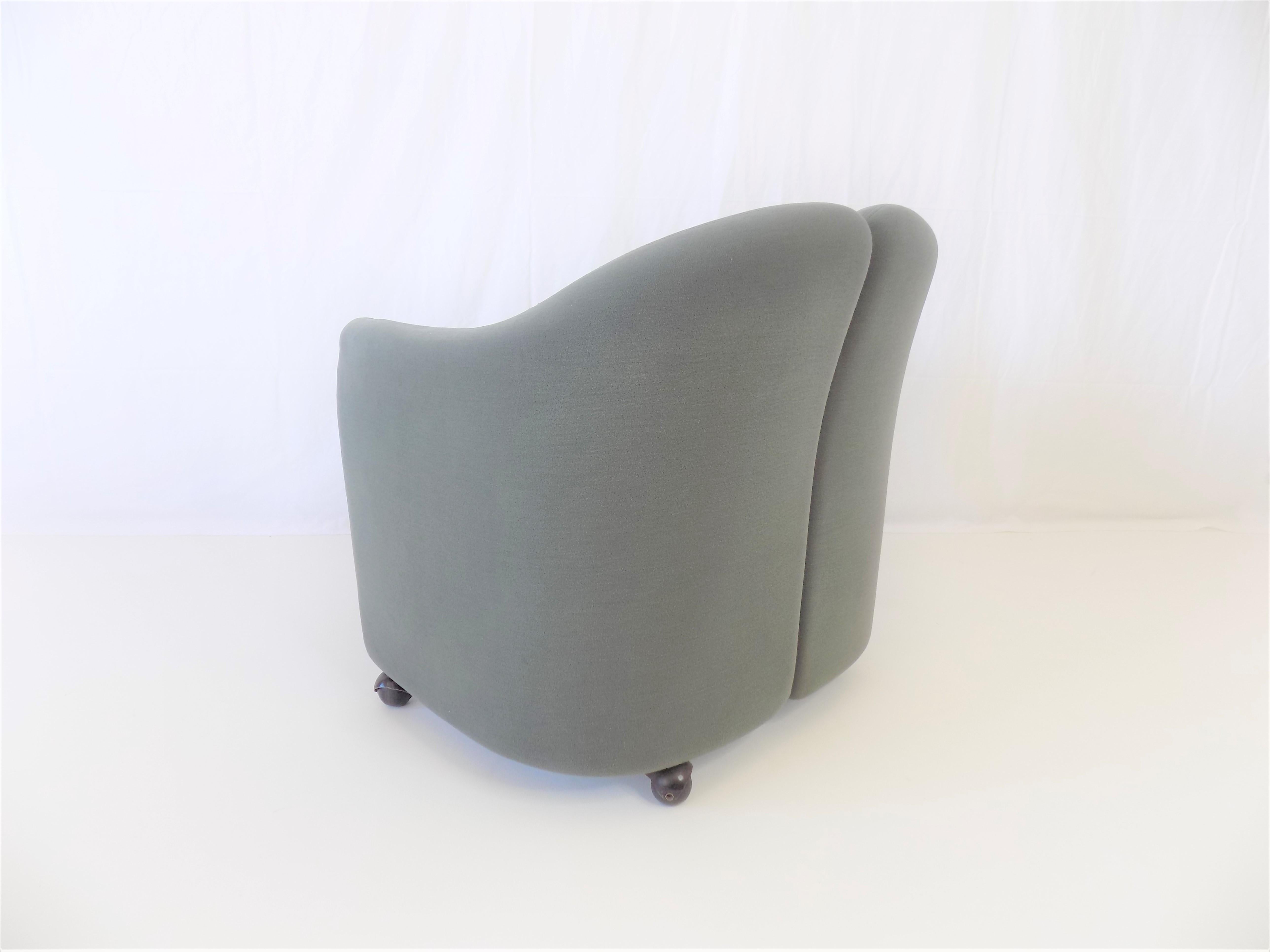 Tecno PS142 Set Of 4 Lounge Chairs By Eugenio Gerli, Italy, 1969 9