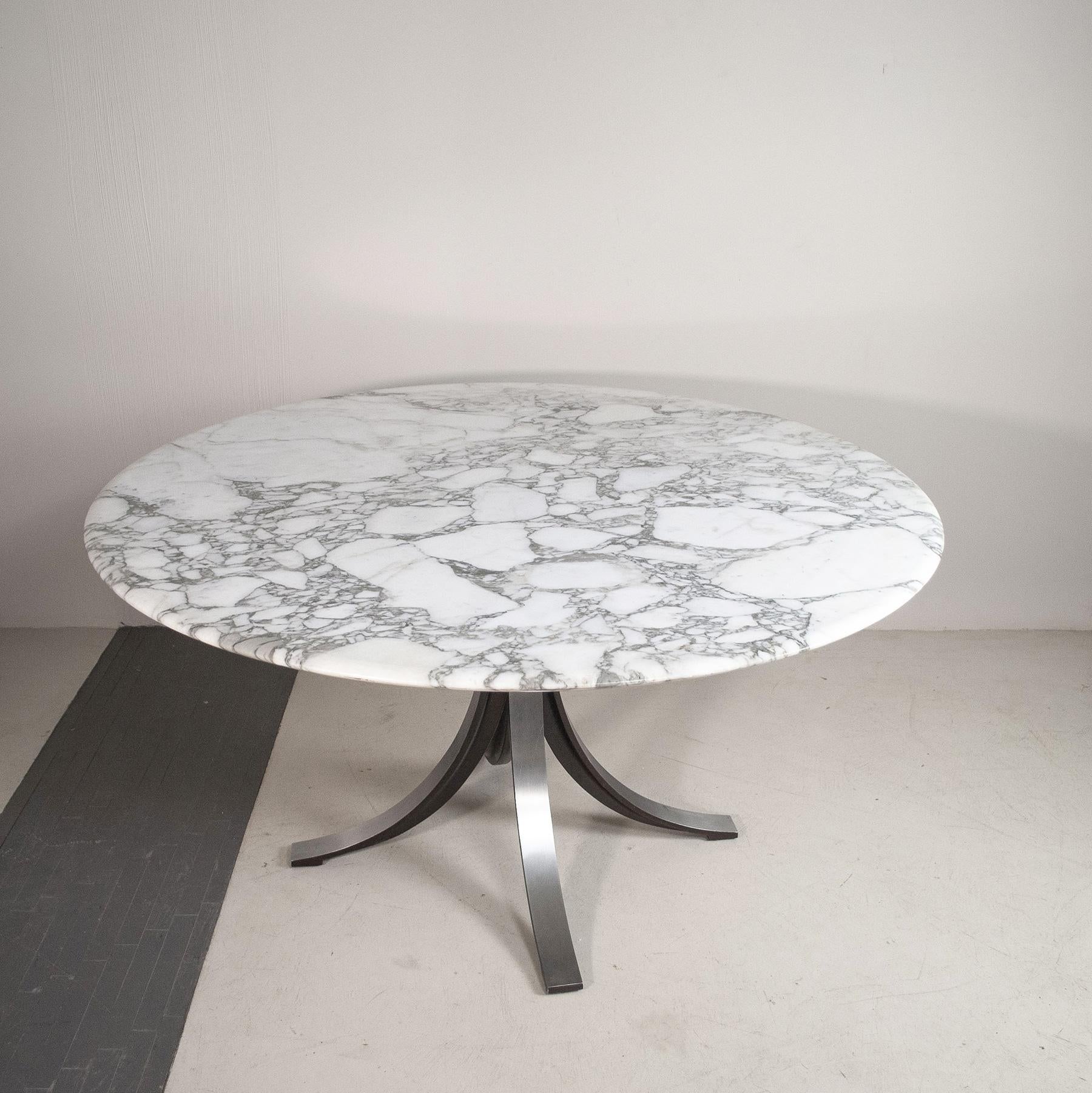 Italian Tecno T69 in marble top table Osvaldo Borsani Eugenio Gerli For Sale