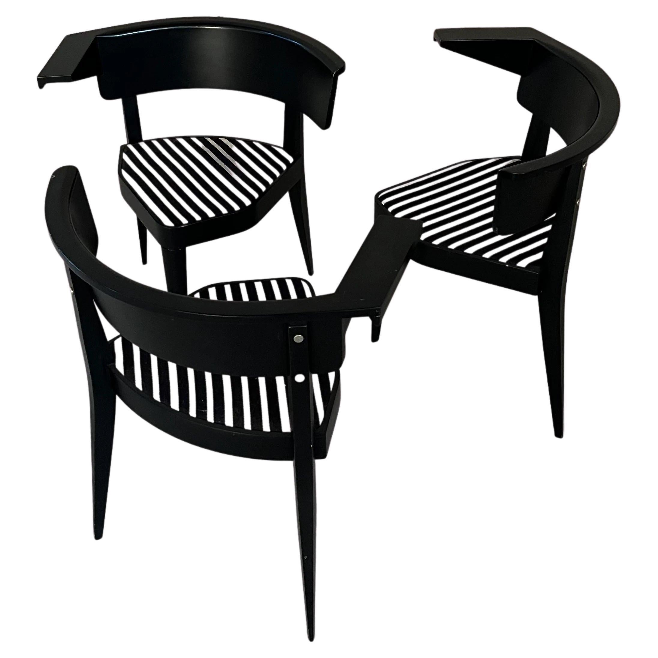 Tecta B1 Three-Legged Armchairs by Stefan Wewarke  For Sale