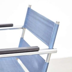 Tecta D33 Armchair: Mid-Century Modern Steel & Fabric, Germany 1960