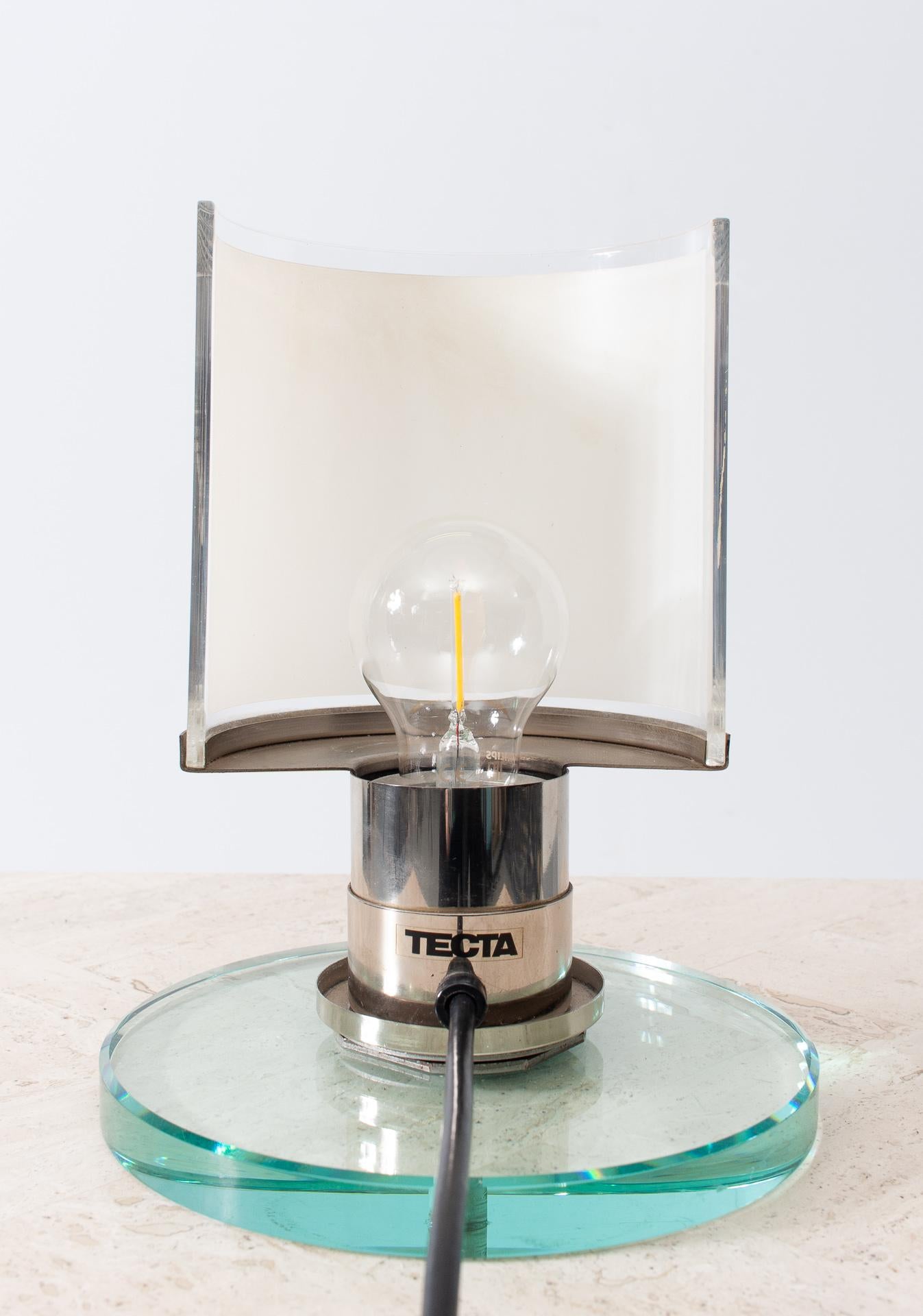 Cut Glass Tecta Bauhaus L20 Bauhaus Desk Lamp