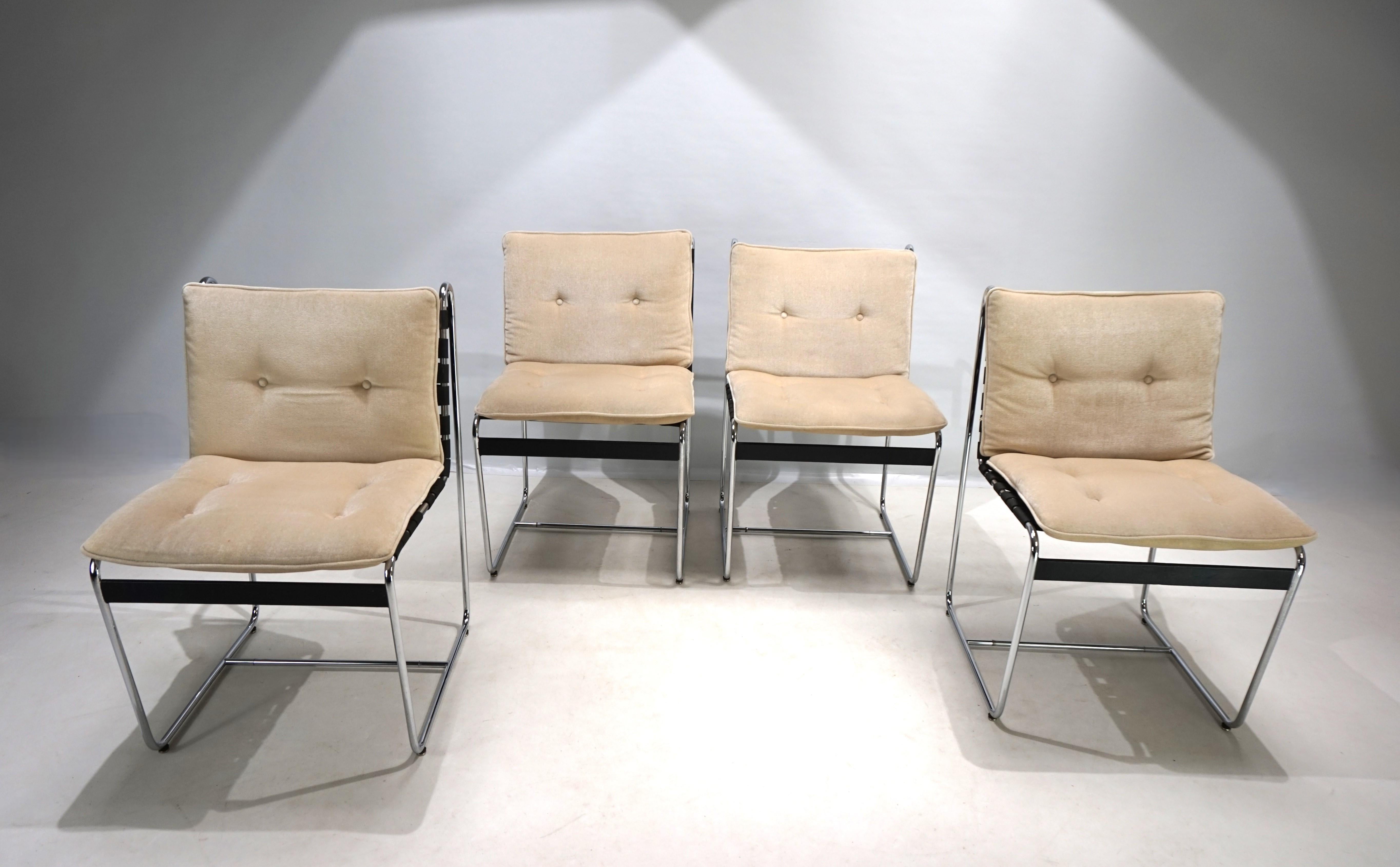 Tedesco Sedie da pranzo Tecta D 96, set di 4, di Hans Könecke, 1960 in vendita