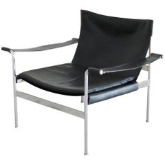 Tecta D 99 Leder Sessel Stuhl von Hans Könecke Schwarz