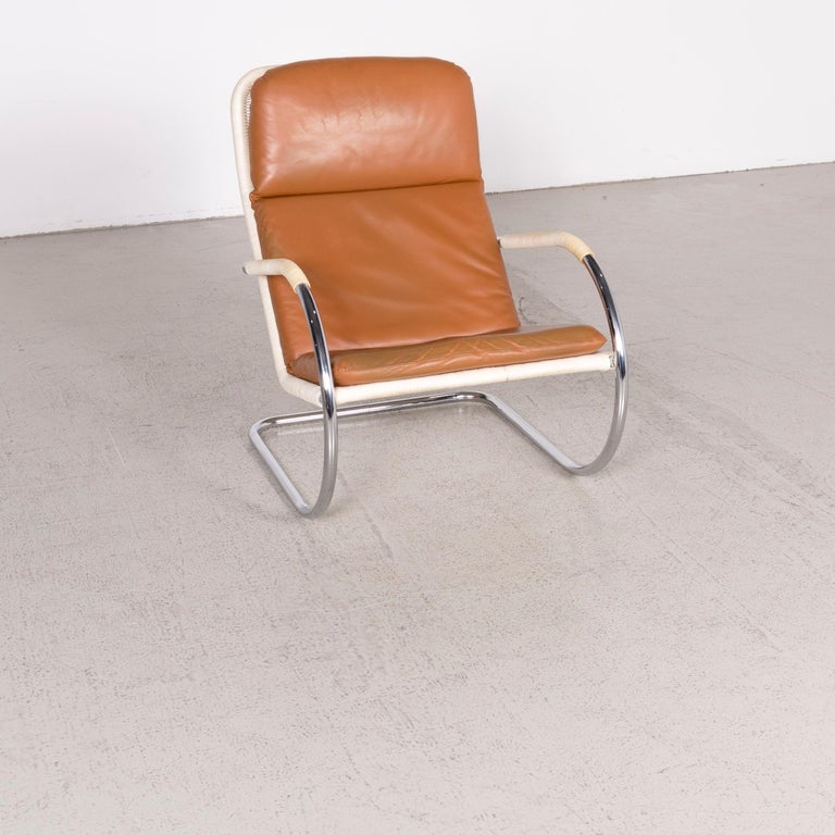 Tecta D35 C35 Designer Leather Cantilever Armchair Stool Brown Genuine ...
