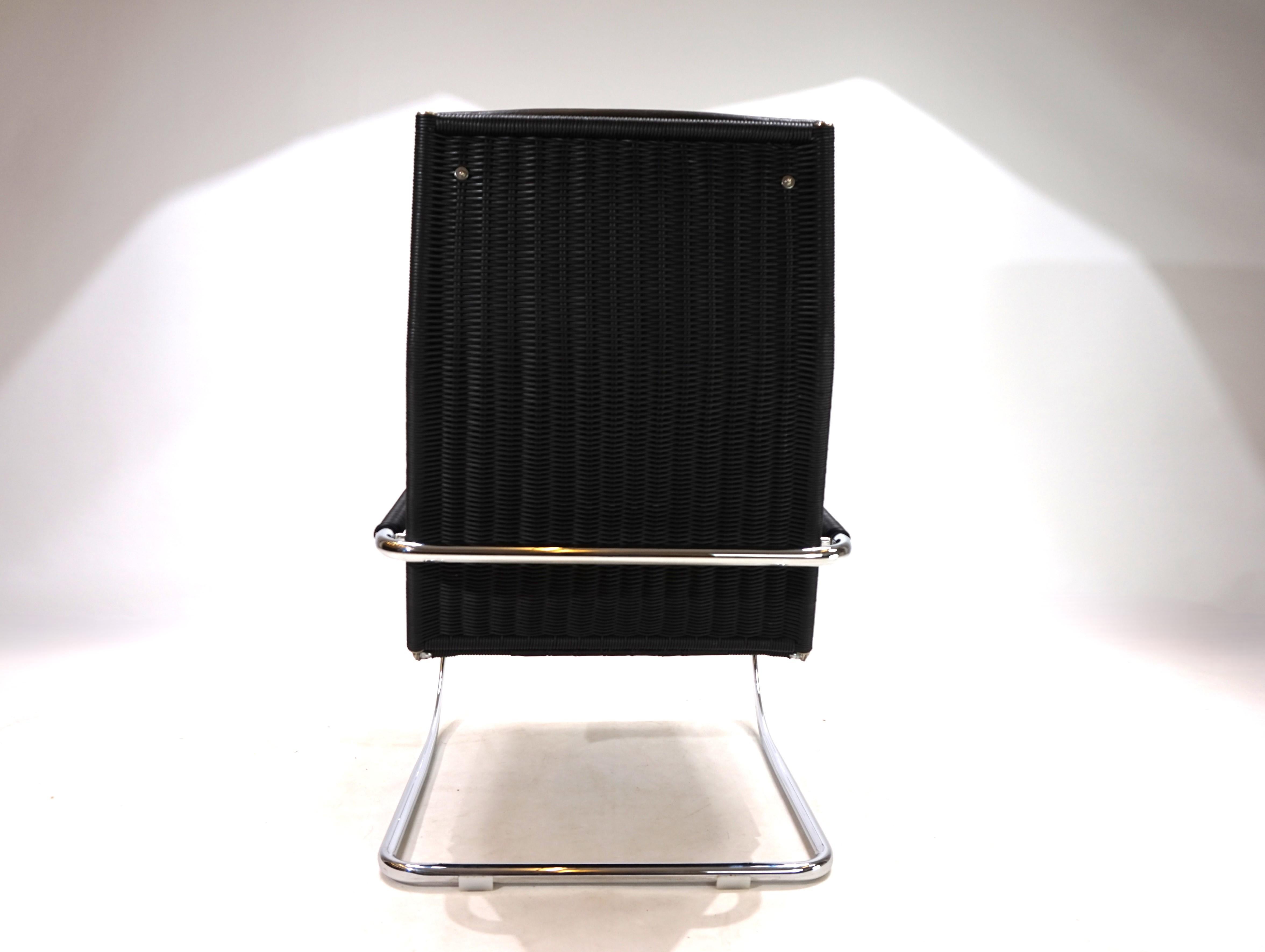 Tecta D35 Kinetic Bauhaus lounge chair by Anton Lorenz, 1980 Cuero en venta