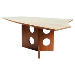Tecta M23 Bauhaus style Wood Dining Table in the style of jean Prouve