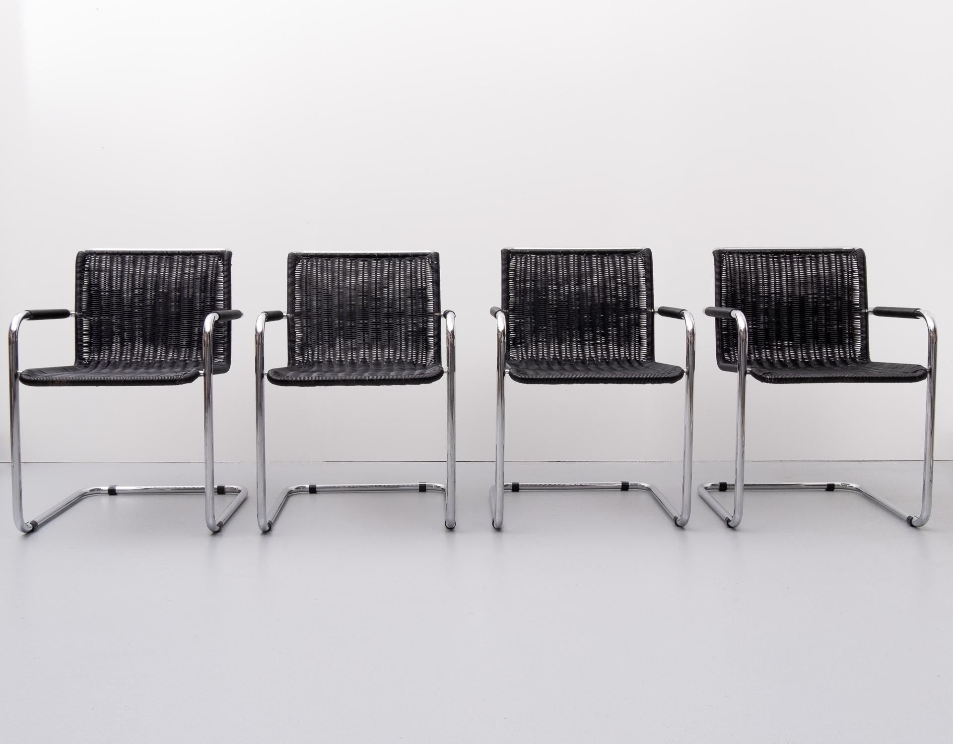 Italian Tecta  Bauhaus Cantilever Chairs