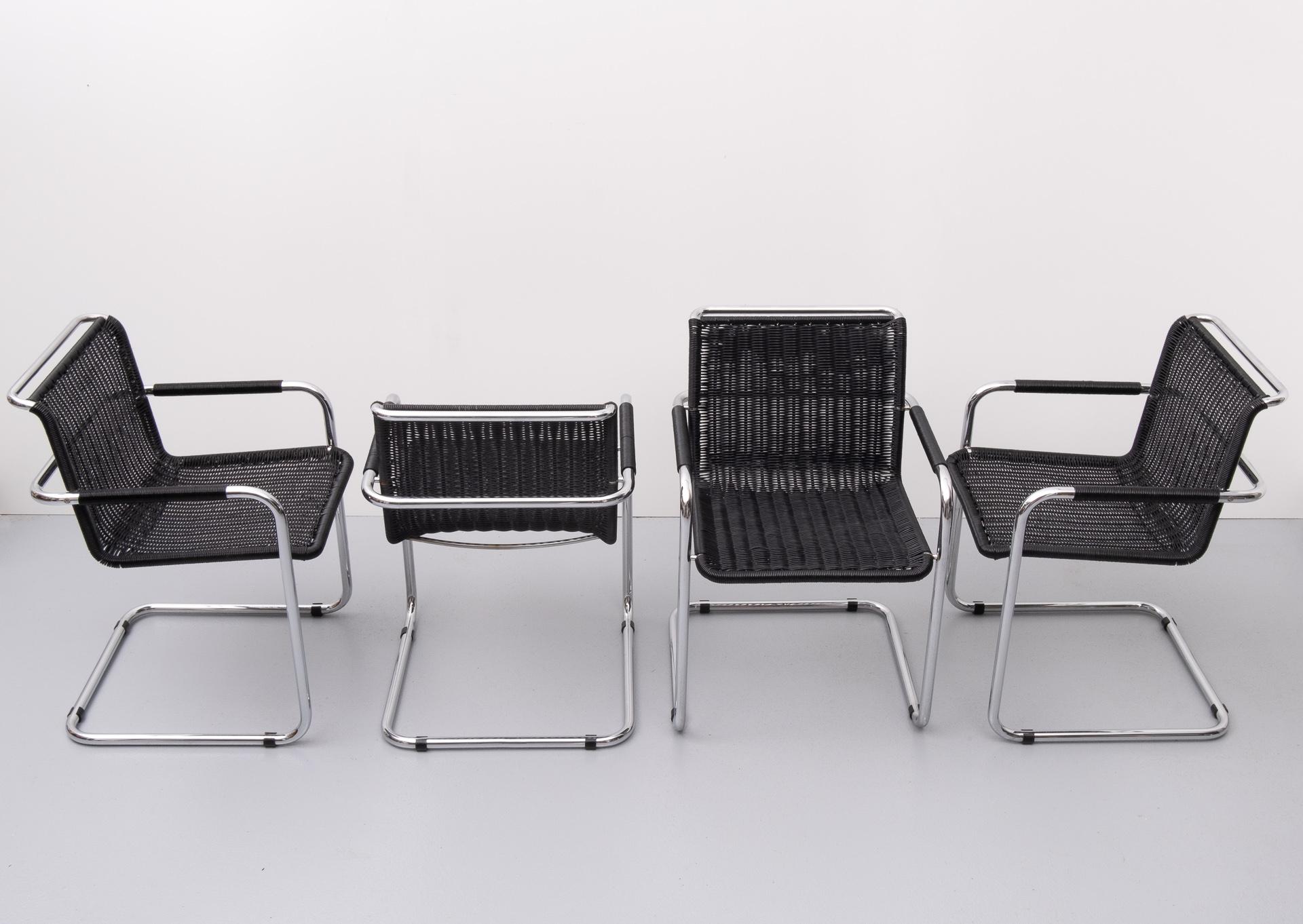 Late 20th Century Tecta  Bauhaus Cantilever Chairs