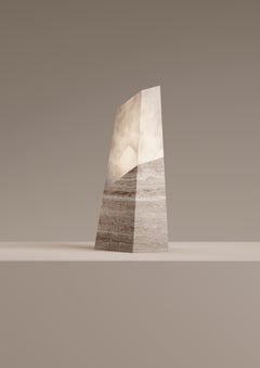 Tecton Tischleuchte aus Travertin von Félix Millory für Monitillo 1980