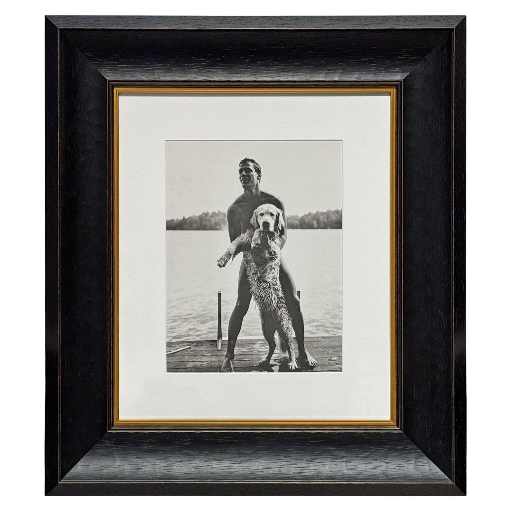 Ted and Rowdy, a Framed Photograph by Bruce Weber