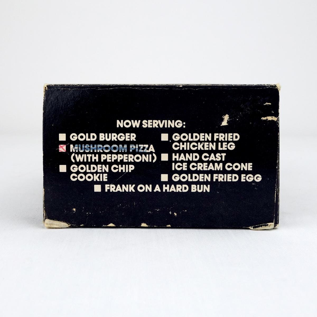 20th Century Ted Arnold High Society Solid Fake Gold Cast Fast Food Emporium Slice of Pizza For Sale