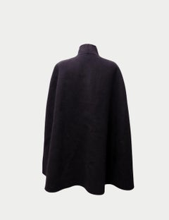 Ted Baker Black Wool Cape Coat - L