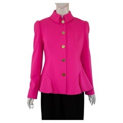 Giacca Peplum rosa caldo Ted Baker