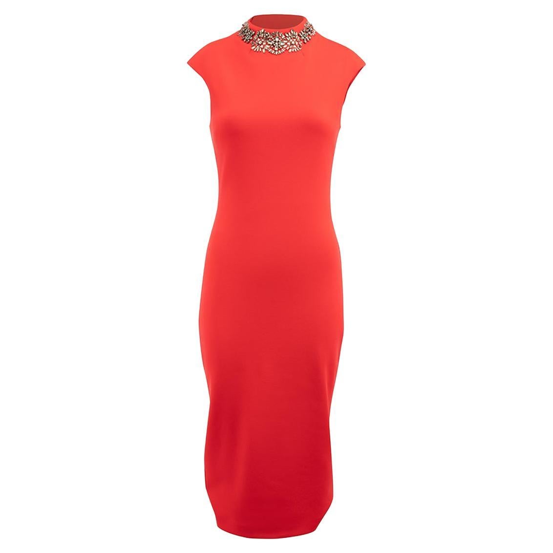 ted baker red cocktail dress Ted Baker | Dresses | Sizeuk 2 Us 6 M Ted Baker Red Fit And Flare Sleeveless Vneck Midi Dress