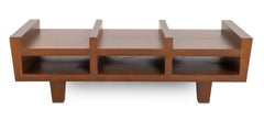 Table basse en noyer de Ted Boerner