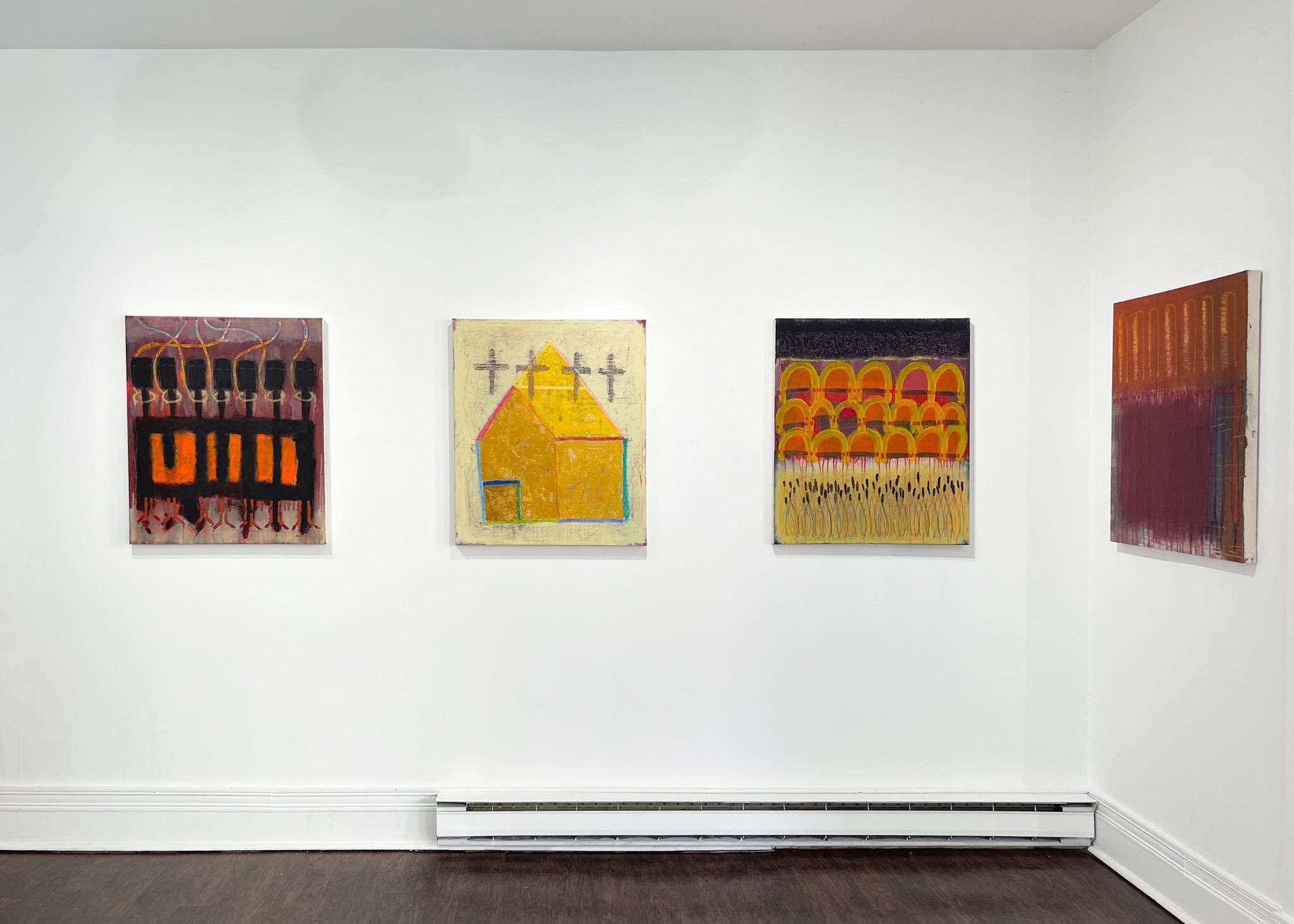 Acrylic on canvas

This suite of artworks expands upon Dixon’s unwavering commitment to the possibilities and power of abstraction. Eighteen features
recent paintings inspired by his reading of The 1619 Project: A New Origin Story, a book developed