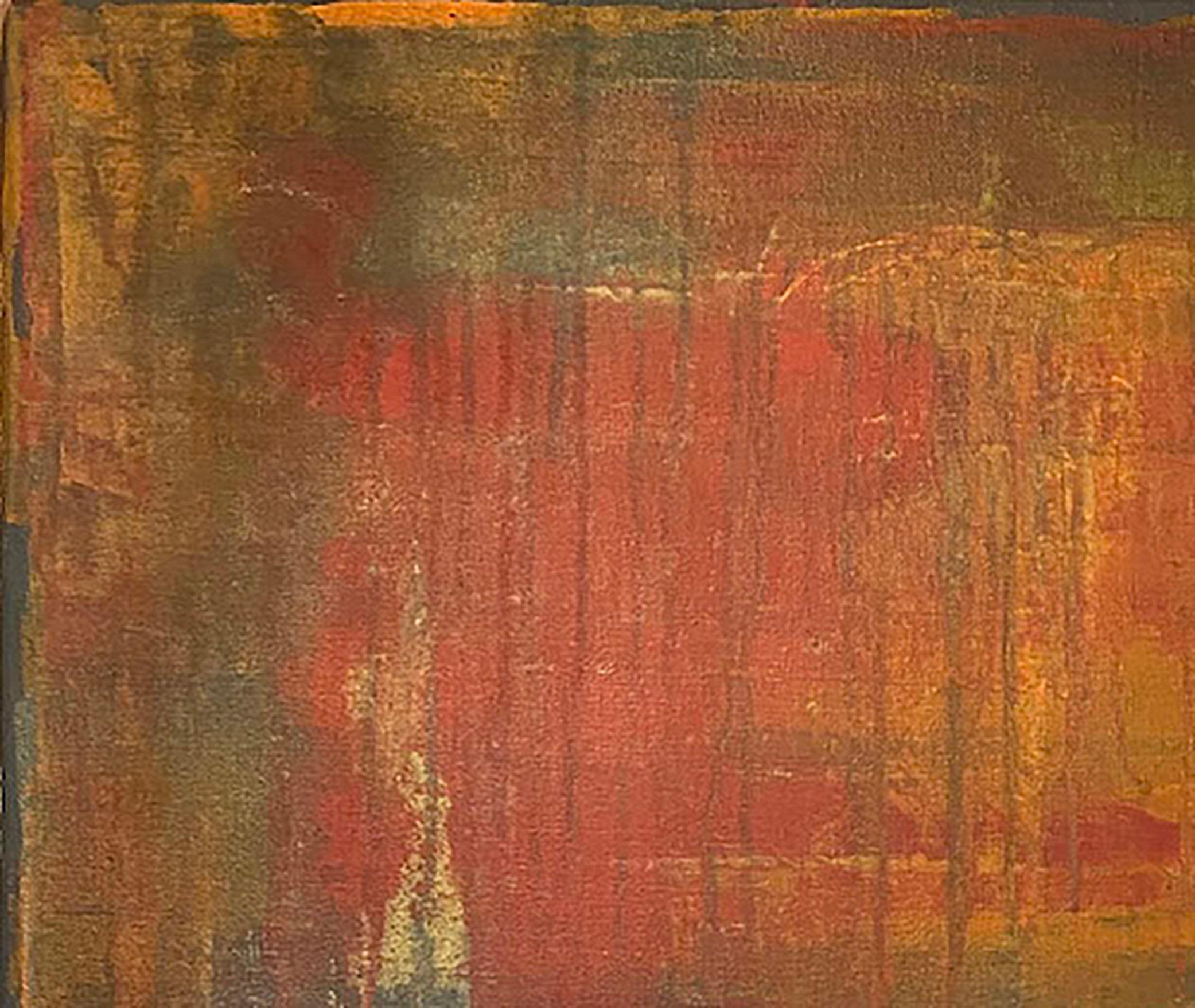Musica, Pittura astratta, acrilico su tela, colorato, campo di colore - Painting di Ted Dixon