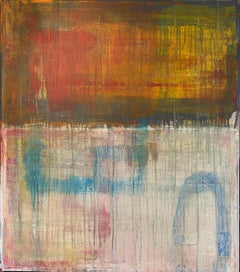 Musica, Pittura astratta, acrilico su tela, colorato, campo di colore