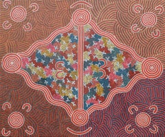 "Untitled" 116x136 cm - c.1990 Aboriginal Art