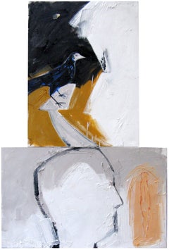 Xenith (Diptych), Ted Fullerton, Oil on Wood Panel