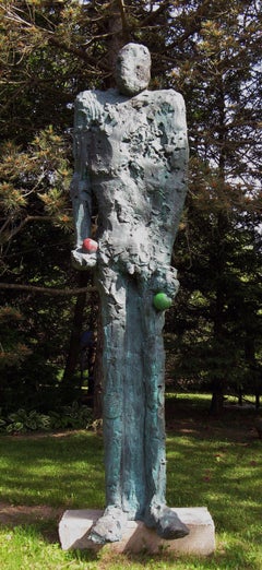 Refiguring Green Man, Ted Fullerton, Cast Resin & Stone