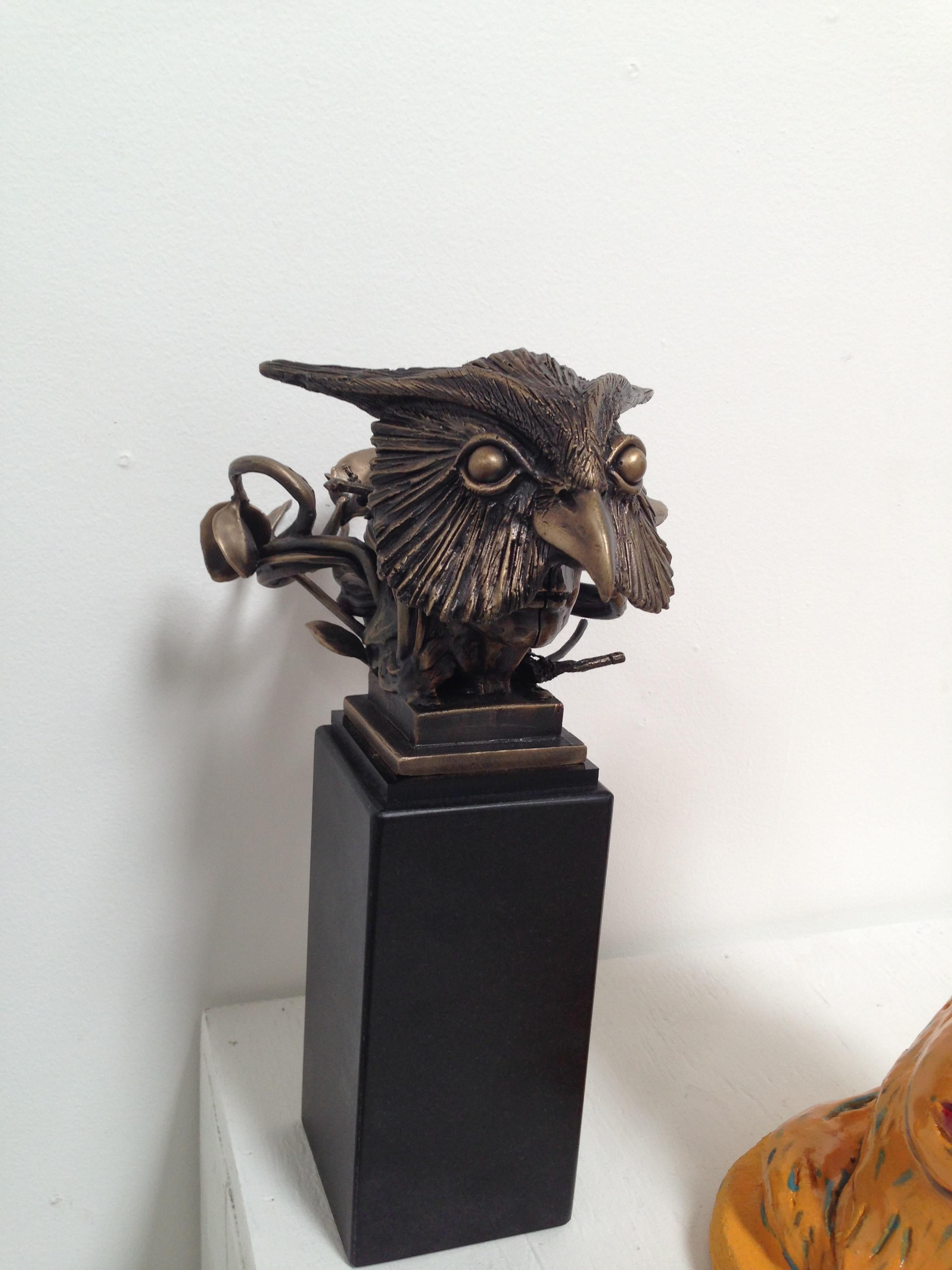 Owl - Sculpture by Ted Gall