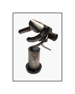 Ted Gall Original Bronze Steel Sculpture Signed Authentic Abstract Modern Art