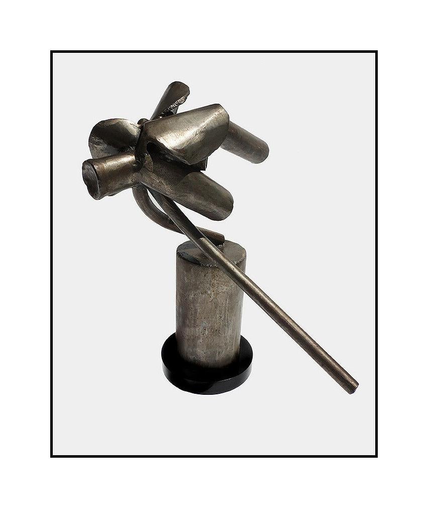 Ted Gall Authentic, Original Bronze & Steel Sculpture, listed with the Submit Best Offer option

Accepting Offers Now:  Here we have something that is very rare to find, a Full Round Bronze and Steel Sculpture by Ted Gall titled "Open End Original",