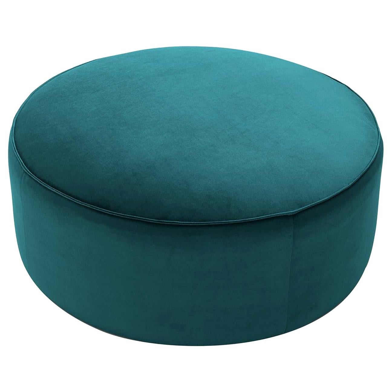 Ted Green Round Pouf