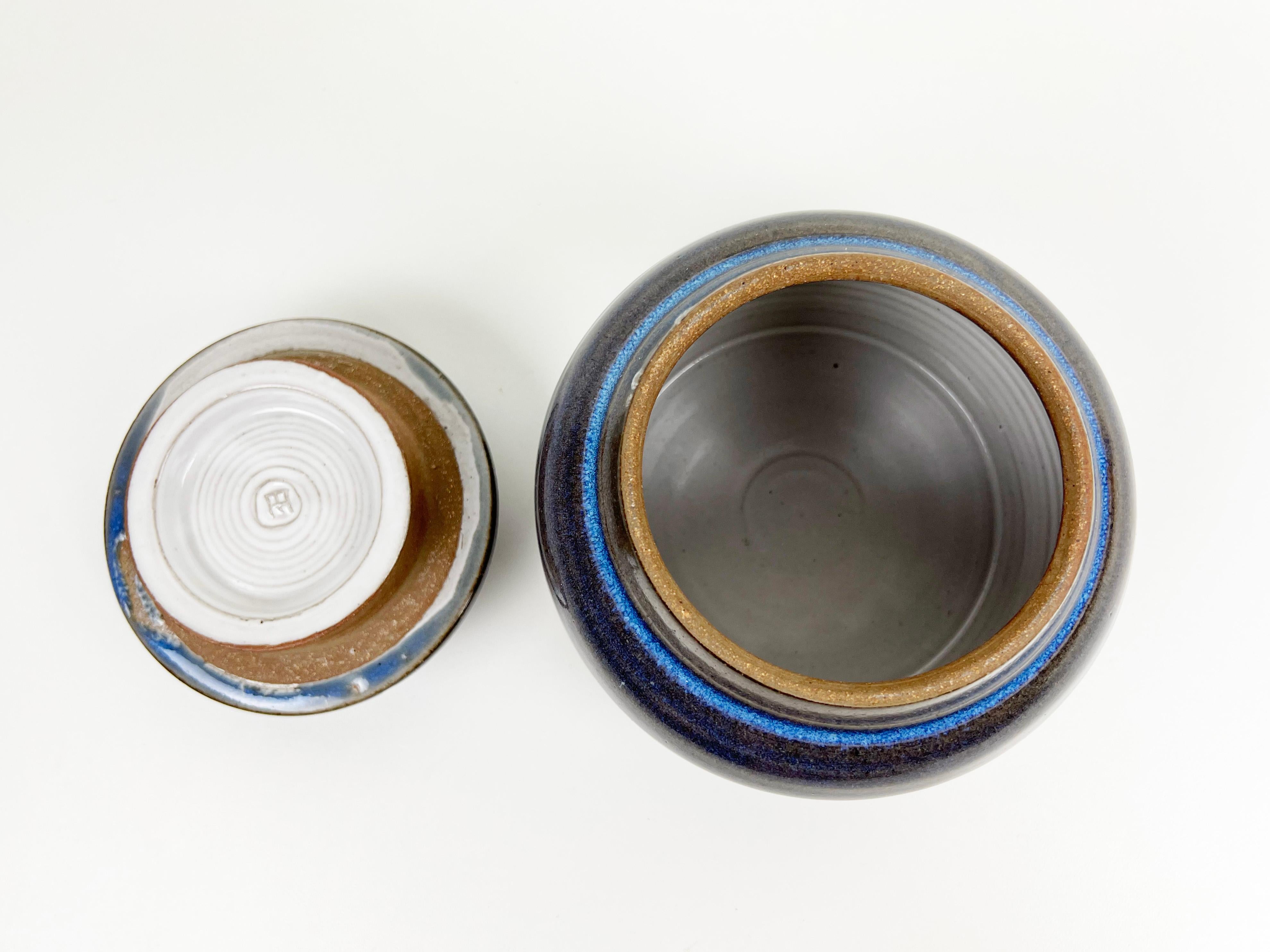 Ted Halpern Ceramic Stoneware Lidded Jar For Sale 3