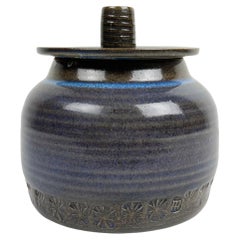Vintage Ted Halpern Ceramic Stoneware Lidded Jar