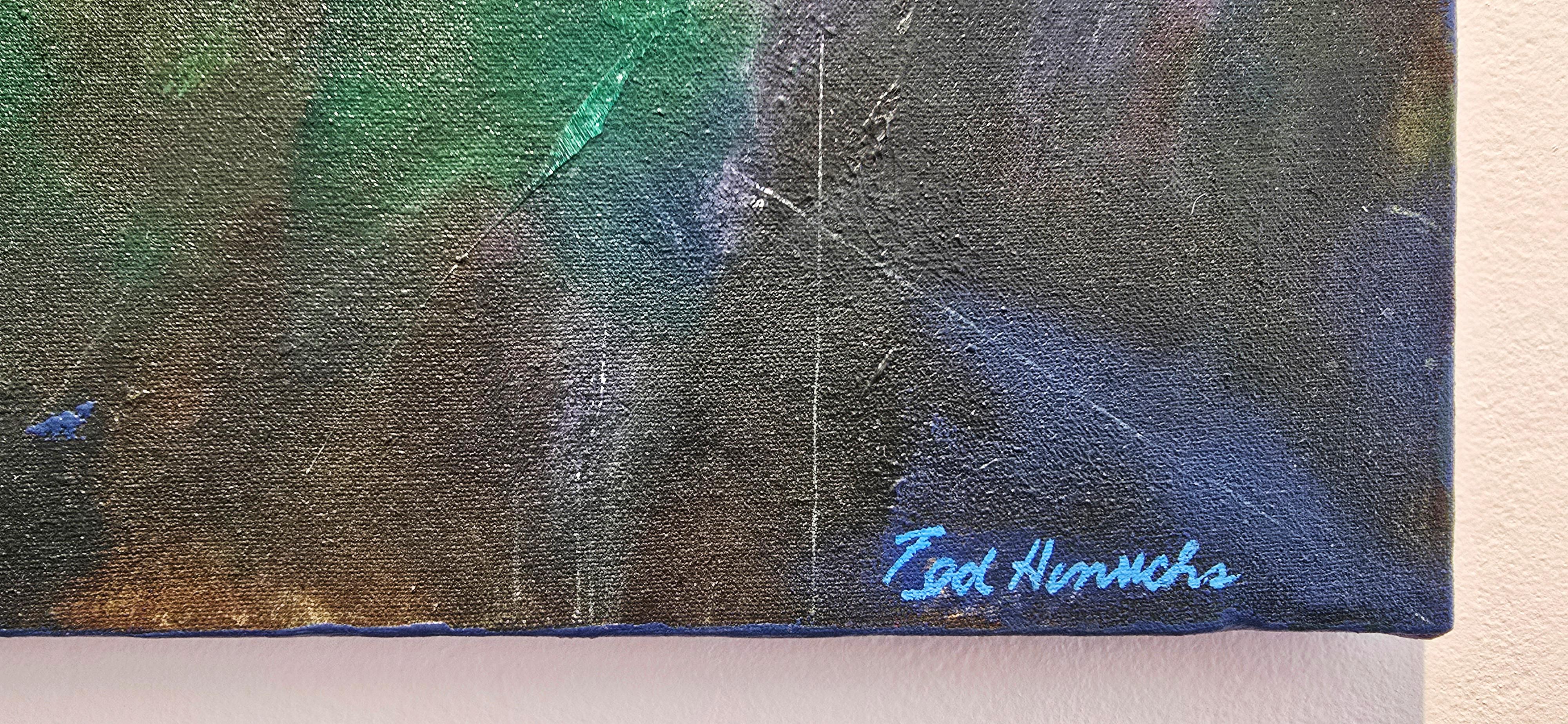Descubriendo el verde (Abstracción gestual, Verde, Azul, Oro, Selva, ~42% DESCUENTO) en venta 4