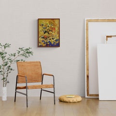 Energy (Splatter, Beige, Brown, Gold Leaf, Blue, Red, Black, Abstraction))