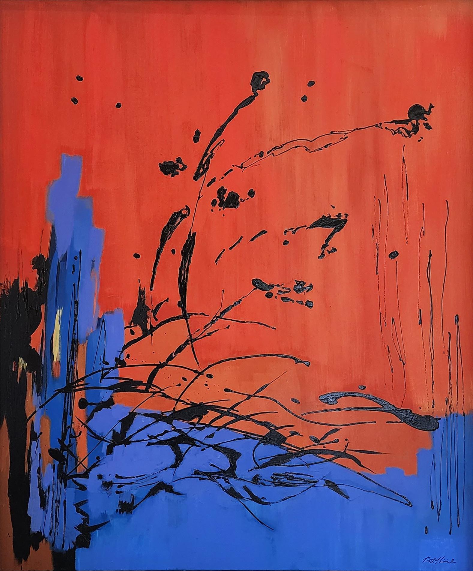 Abstract Painting di Ted Hinrichs - Veemente