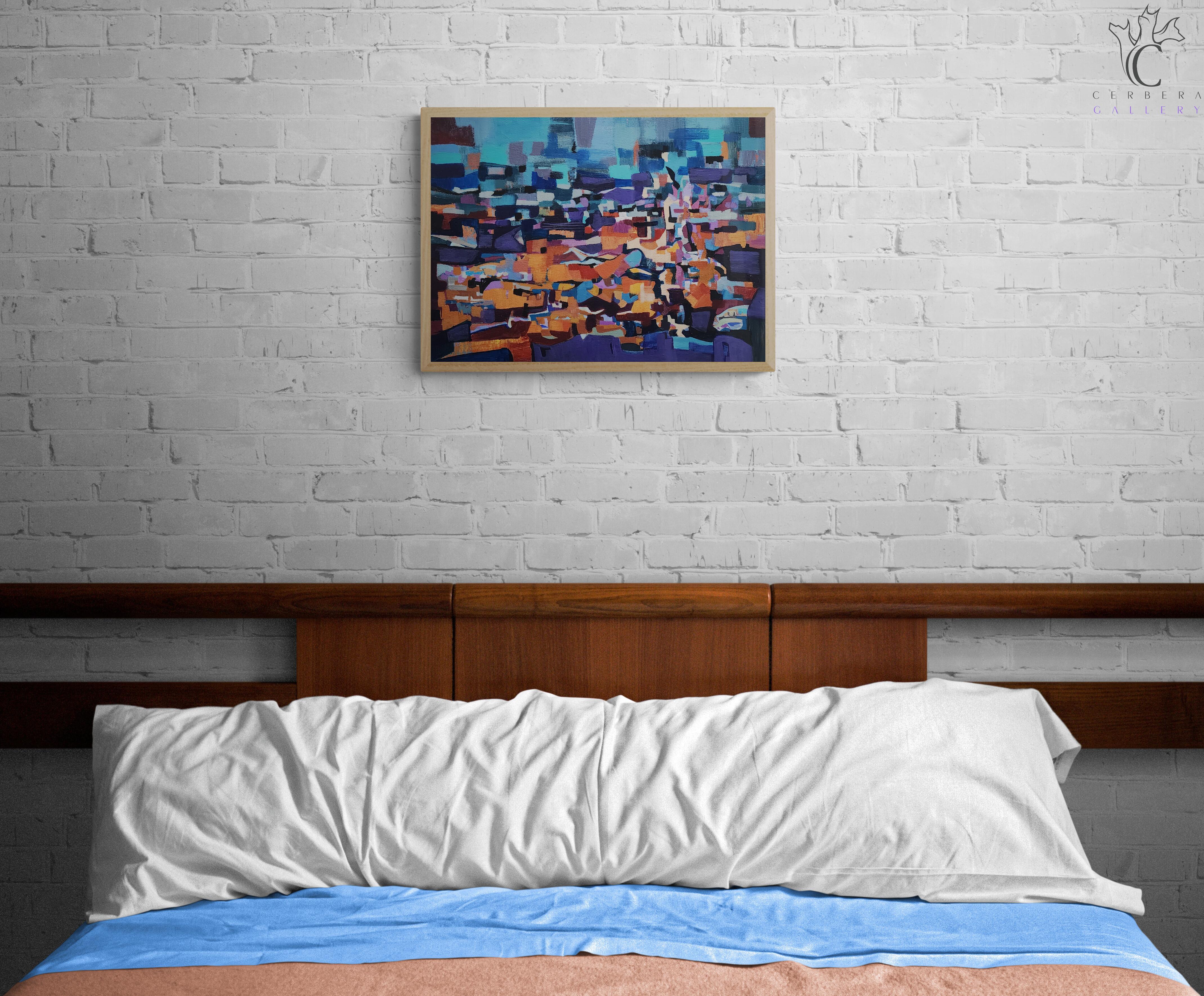 Ted Hinrichs
Village Night
Acrylic on Canvas
Year: 2020
Size: 18x24in   
Framed: 20x26x2in
Signed by hand
COA provided
Ref.: 24802-1721
*Framed in naural Wood

Tags: Abstract, Acrylic, Gestural Abstraction, Blue, Light Blue, Teal, Orange

Ted
