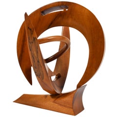 Ted Jacox Abstract Koa Wood Sculpture