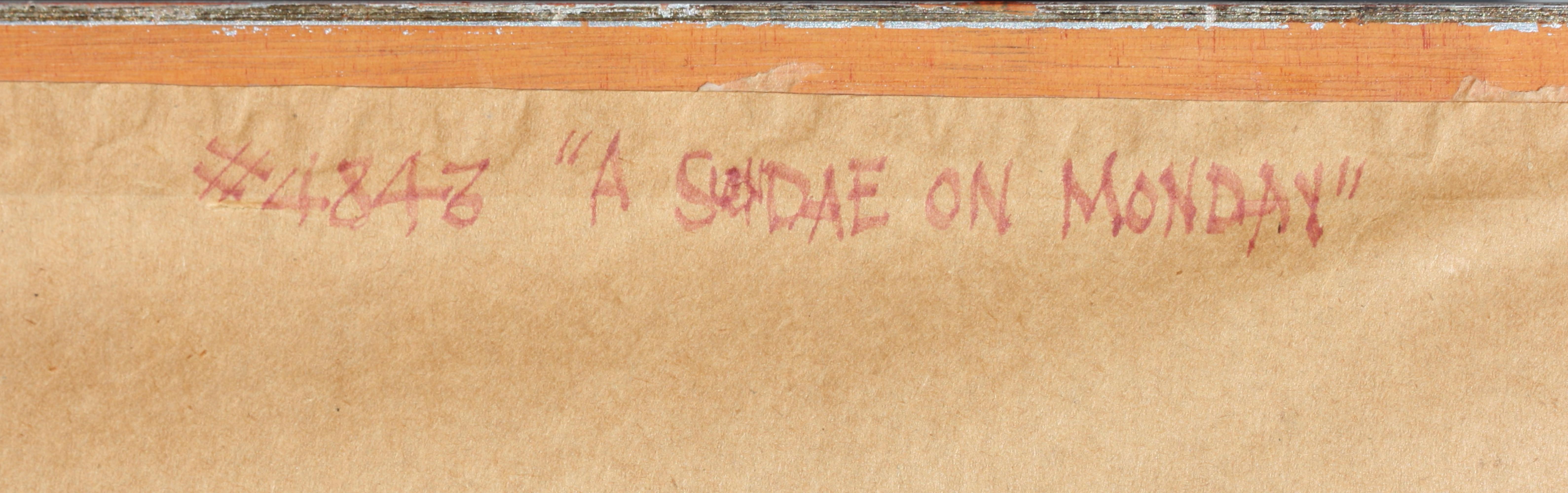 Ted Jaslow, A Sundae on Monday, 1989 2