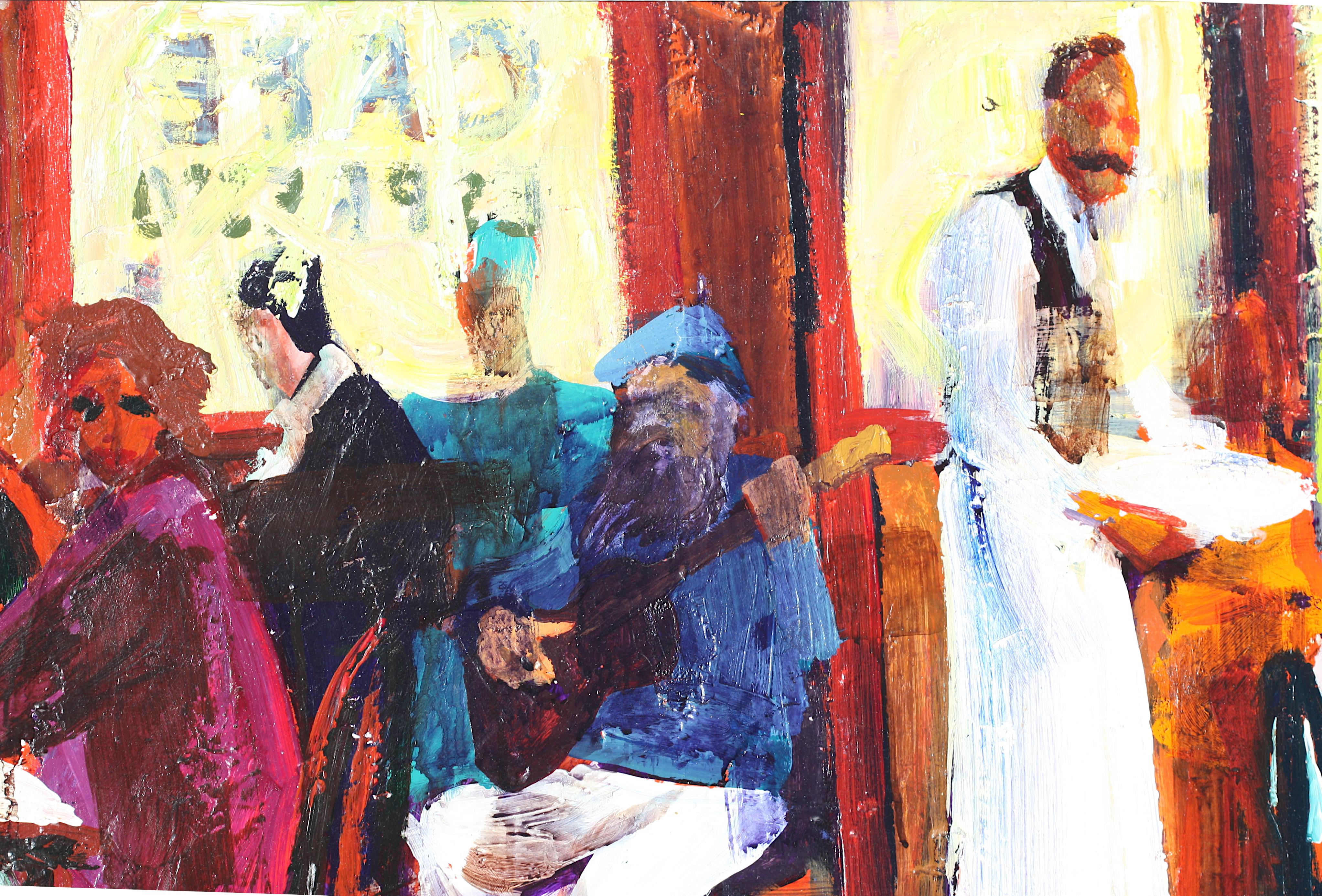 Ted Jaslow, ( Amerikaner, geb. 1934) Cafe Espresso, 1989 (20. Jahrhundert) im Angebot