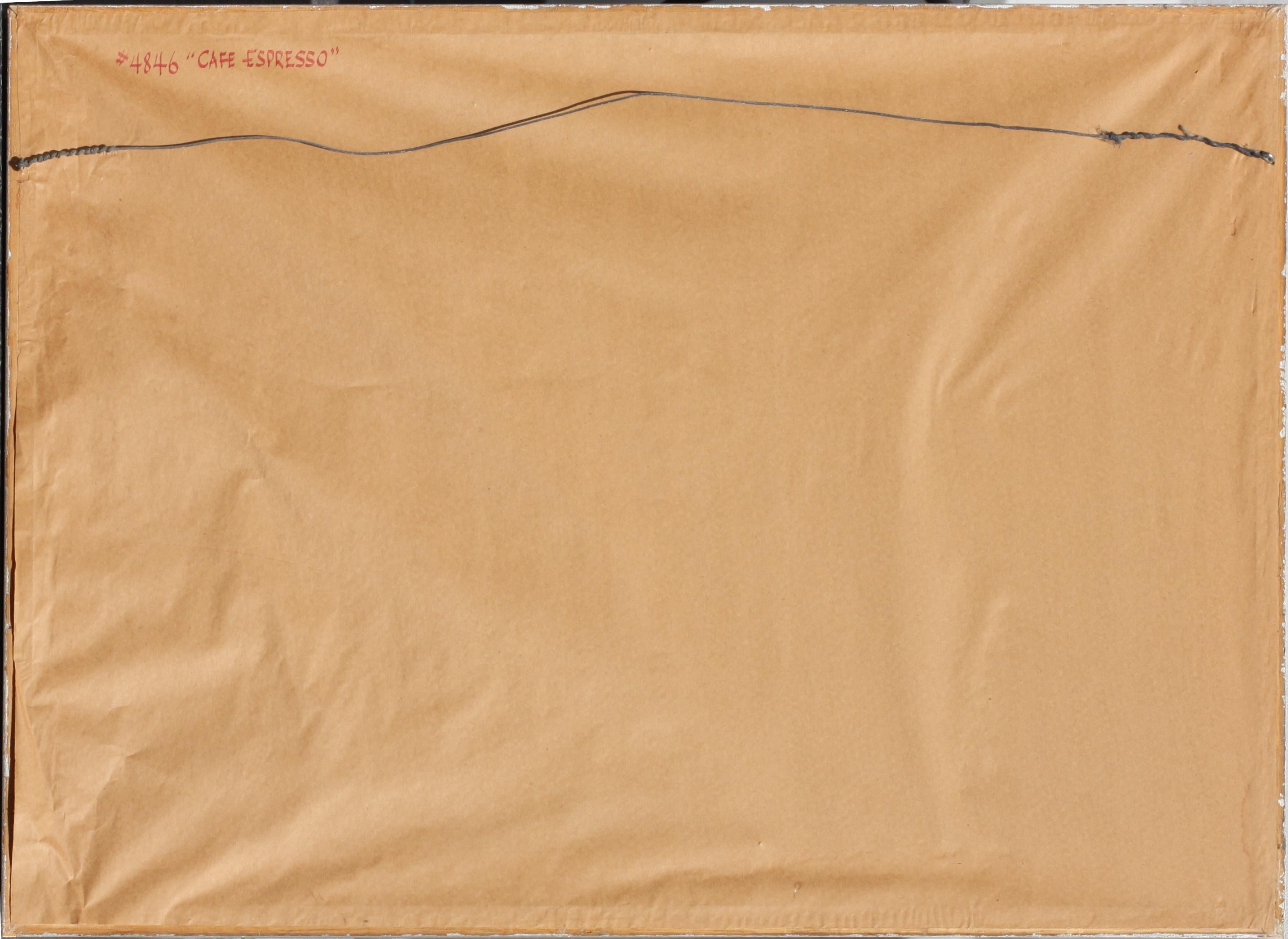 Ted Jaslow, ( Amerikaner, geb. 1934) Cafe Espresso, 1989 im Angebot 1